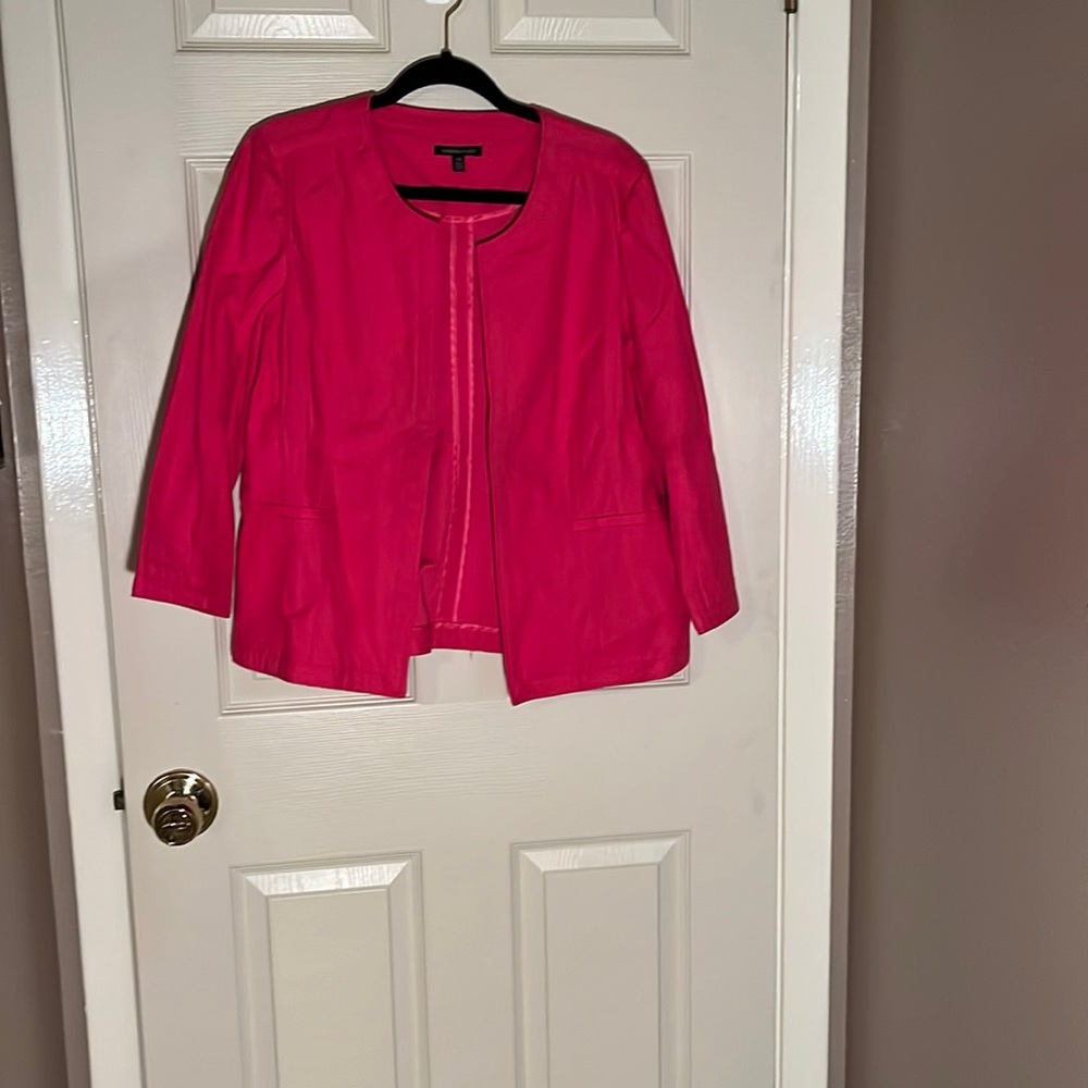 Rafaela  Studio Women’s Pink Blazer-SZ Large